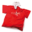  T-shirt shaped laundry bag. Made of 100% cotton